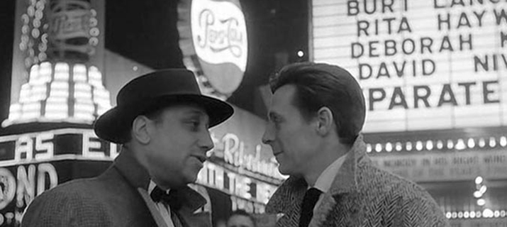 Melville en una escena de Dos hombres en Manhattan