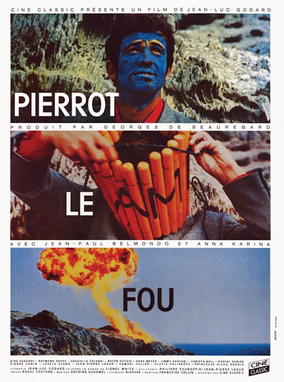 Cartel de Pierrot le fou (VOSE)